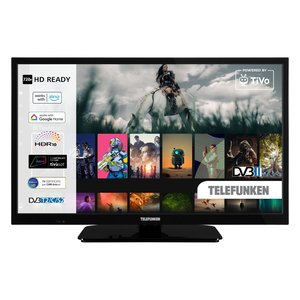 Televisor LED Telefunken de 24 Pulgadas HD Ready DVB-T2/S2 con Sistema Operativo TiVo Smart TV - Product Image 1