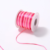 Cuerda de Satén para Nudos Chinos 100% Nailon, 1 mm, Sostenible, para Joyería DIY y Cintas Decorativas para Expresiones Creativas y Regalos
