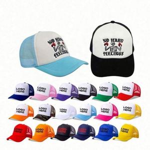 Gorra Trucker Blanca con Bordado Personalizado a Precio de Fábrica para Eventos Deportivos - Product Image 1