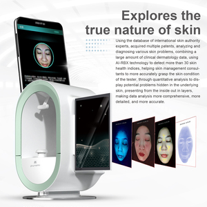 Herramienta de Análisis Facial 3D para Uso Comercial, Analizador de Piel USB AAAMD con IA, Lámpara Facial UV LCD, Escáner de Piel - Product Image 4