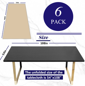 Disposable 2 <strong>Papers</strong> 1 Flim <strong>Tablecloths</strong> Eco-friendly Craft Color 3 Plys Tablecover for Home - Product Image 2