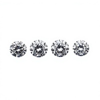 Diamant de laboratoire non monté 7 mm taille brillant incolore pureté E VS1 certifié IGI haute qualité HPHT CVD pour bijoux