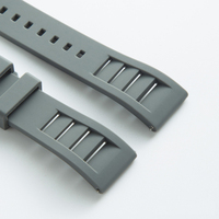 Venta Directa de Fábrica, Correas de Reloj de Silicona Deportivas Personalizadas de Alta Calidad, Resistentes al Agua, para Relojes Inteligentes de 20 y 22 mm, Correas de Goma Suave