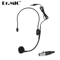 Mikrofon Headset berkabel logam ringan, harga kompetitif jarak terhubung