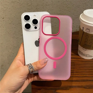 เคสโทรศัพท์มือถือแบบใสชาร์จได้แบบแม่เหล็กผิวด้านสำหรับ iPhone 16 15 13 12 PRO MAX 14 PLUS กันกระแทก - Product Image 1