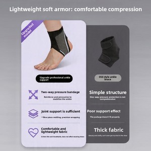 Soporte de Tobillo para Mujer, Deportivo, para Baloncesto, Fútbol, Running, Previene Esguinces, Transpirable, Material Lycra - Product Image 3