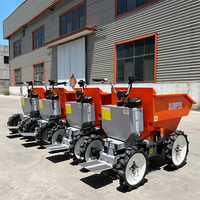 Mini-Dumper Électrique 0,3T Certifié CE, Chariot de Chantier Électrique