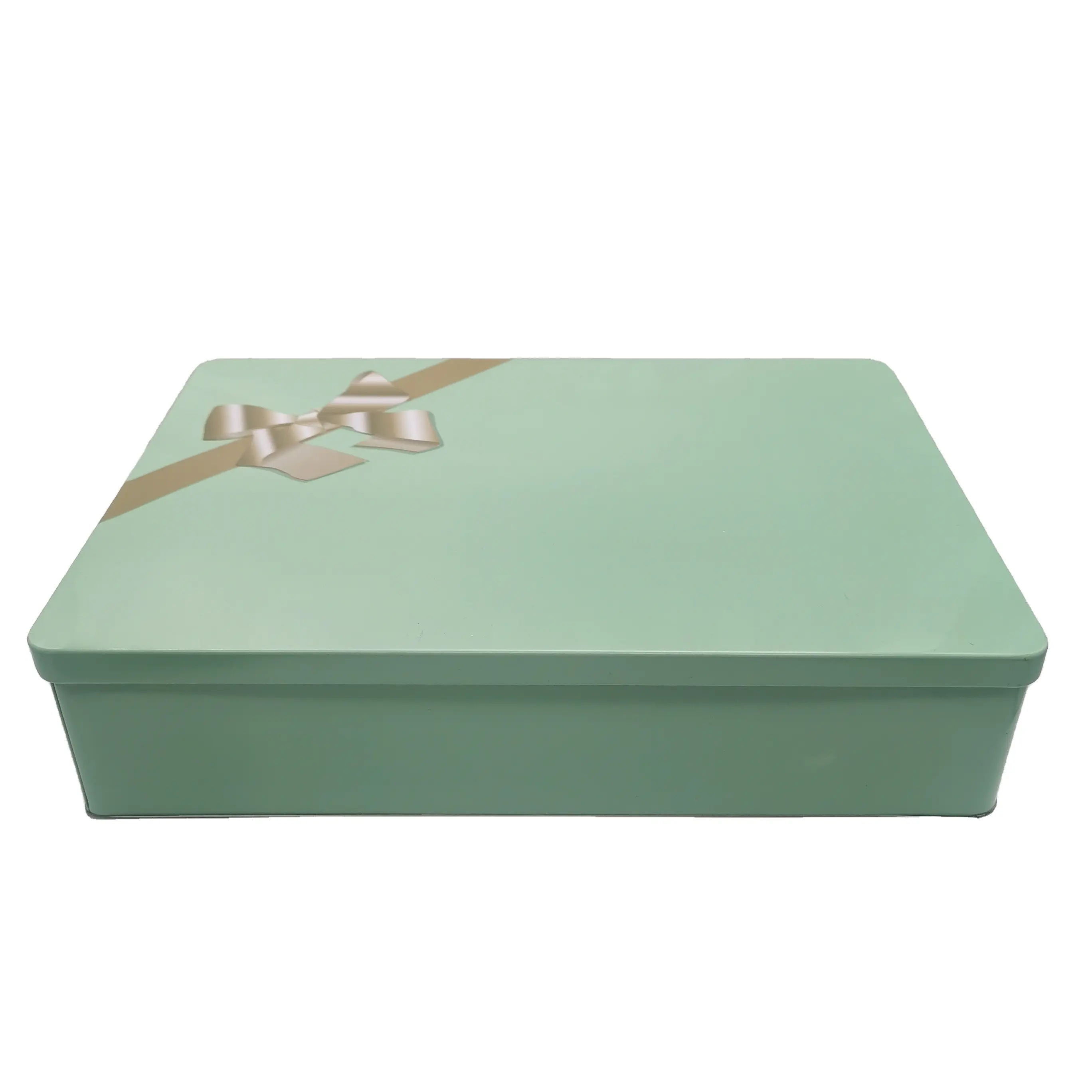 Metal Tin for Gift Formal Dress Tin Rectangular Present Packing Box