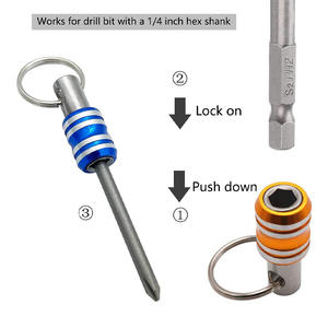 Juego de Herramientas Portátiles Multifunción Transfronterizas de 5/6 Piezas con Barra de Extensión de Cambio Rápido Autoblocante, Mosquetón de Colores y Llavero, Destornillador Portátil - Product Image 5