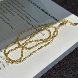 Collar de Plata Pura S925 con Cuentas de Flores, Diseño de Cielo Estrellado, Cuentas Láser, Cadena Lisa Versátil de Lujo, Estilo Moderno - Product Image 5