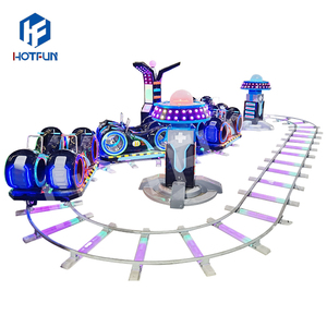Punto escénico de pista de tren eléctrico más vendido para Parque de Atracciones infantil Centro Comercial atracciones interior/exterior CE - Product Image 1