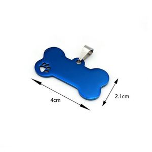 Wholesale Blank Metal Dog Bone Pet Keychain <b>Tag</b> for Dog Cat Pet Accessories - Product Image 5