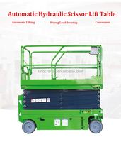 Plate-forme élévatrice automotrice 3-13.8m 24V/200Ah Table élévatrice à ciseaux électrique hydraulique mobile
