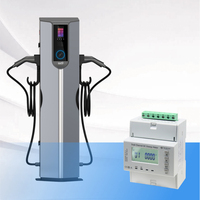 Compteur d'énergie multi-circuits 2 canaux RS485 pour borne de recharge de véhicules électriques