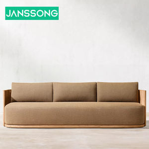 Canapé d'extérieur de luxe en teck canapé de jardin moderne pour hôtel canapé en bois canapé en teck meubles de patio en bois imperméable meubles de patio en bois - Product Image 4