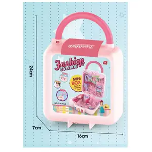 Fashion design toys for girls hair beauty set toys,kids beauty salon for game