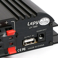 Amplificateur audio automobile 2.1 canaux 12V LP-168HA à basses profondes, marque originale américaine