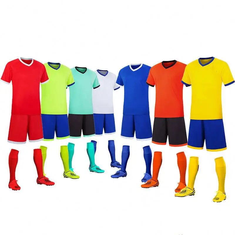 Fußball tragen benutzer definierte Herren Fußball Trikot Set Großhandel Fußball Trainings anzug Fußball Uniform