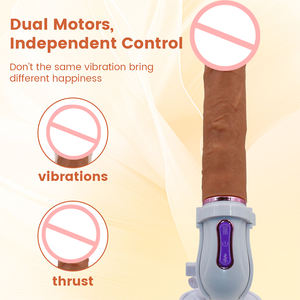 Machine sexuelle vibrante télécommandée à poussée automatique, Godemichés anaux, Jouet sexuel pour masturbation féminine, Godemiché pour femme - Product Image 6