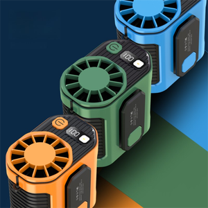 10時間高速ウエストマウント空冷ファン加湿機能バッテリー/電気/USB家庭用プラスチック軽量 - Product Image 1