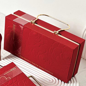 Cartelle Portadocumenti di Alta Qualità con Rose in Rilievo per Matrimoni Damigelle San Valentino 8 <span class=keywords><strong>Marzo</strong></span> Festa della Donna Realizzate in Carta Resistente e Riciclabile - Product Image 5