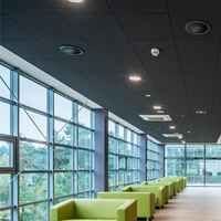 Le plafond suspendu de fibre minérale de style moderne couvre de tuiles les plafonds artistiques pour l'immeuble de bureaux