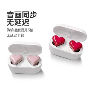 Auriculares inalámbricos Bluetooth con forma de corazón, carga tipo C, control táctil, BT 5,3 para Apple, Xiaomi, Android, Oppo - Product Image 4