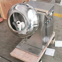 Machine de revêtement automatique d'amandes enrobées de sucre de bonbon gommeux d'arachide d'arachide/machine d'arrondi de sucrerie de chocolat
