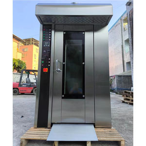 Fours à convection Four à gaz 16 plateaux Four rotatif Ingrédients du lait Four <span class=keywords><strong>de</strong></span> cuisson pour pâtisserie - Product Image 3