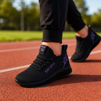 Chaussures de sport décontractées pour femmes Fanghui, nouvelle maille tissée, chaussures tendance et à la mode pour femmes