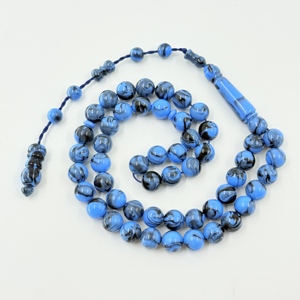 Pulsera de cuentas de oración musulmana, cuentas de 10 mm, 51 piezas, peregrinación islámica, Misbaha Taisbiha Syrup Kerbai Subha Rosario - Product Image 3