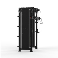 Máquina Smith de ejercicio para gimnasio en casa, entrenador multifuncional con Power Rack