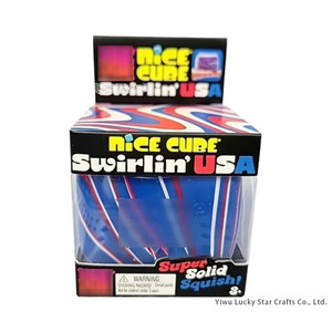 Special Commemorative Edition Vortex Stress Relief Toy USA Independence Day Swirlin <b>Squishy</b> NeeDoh Nice Cube Squeeze Toy - Product Image 1