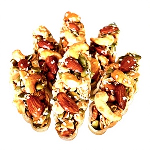 Snacks de noix cuites au four avec amandes, noix de cajou, graines de courge et de tournesol, salés, sans gluten, sans sucre, texture croquante, pour tous les âges - Product Image 1