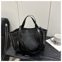 Ensemble 2 en 1 de Sacs Cabas en Cuir PU Grande Capacité pour Femmes, Sacs à Main de Luxe Designer pour Dames, Idéaux pour le Travail