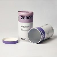 Tube en papier biodégradable personnalisé avec design gratuit, tube cylindrique en papier kraft scellé, emballage recyclable, boîte d'emballage
