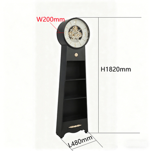 Reloj de Pared de Diseño Creativo Único, Simple, de Metal Negro, con Patrón de Naturaleza Muerta, Redondo, de Cuarzo, para Decoración Moderna de Sala de Estar, Armens - Product Image 2