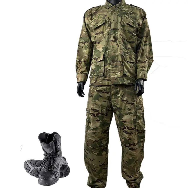 KANGO Factory make Men's Tactical Desert boots Boots Side Zipper Outdoor Hiking boots