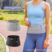 Sac banane de sport personnalisé avec logo, multifonctionnel, invisible, respirant, en nylon, pour course en extérieur, ceinture de marathon, pochette pour téléphone, OEM ODM