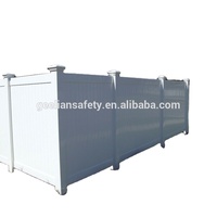Paneles de valla de PVC de privacidad completo, diseño de puerta de hierro para casa/puerta corredera de acero/valla de vinilo de aluminio de PVC, puerta de bebé