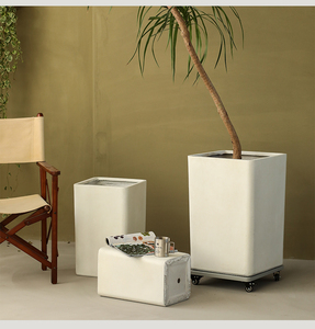 Jardinières pots <span class=keywords><strong>de</strong></span> semis pour plantes, pots <span class=keywords><strong>de</strong></span> fleurs pour la croissance des plantes, jardinière moderne écologique avec plateau - Product Image 5