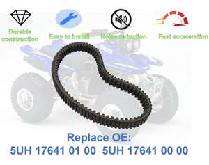 Nouvelles pièces de <span class=keywords><strong>quad</strong></span> ATV, courroie de transmission 5UH-17641-01-00, courroies d'entraînement robustes pour <span class=keywords><strong>Yamaha</strong></span> YFM 350 Bruin 2x4 4x4 Hunter YFM350 - Product Image 1