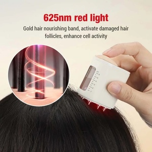 Portable 2 in 1 <b>Scalp</b> Oil Application <b>Massager</b> Waterproof Handheld Hair Growth Comb <b>Scalp</b> <b>Massager</b> for Hair Growth - Product Image 2