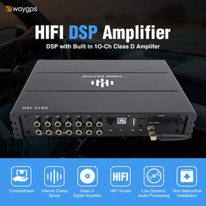 Procesador de Audio Dsp de 10 Canales, Amplificador de Potencia para Automóvil HiFi, Compatible con Salida de Fibra Óptica Coaxial, Caja de Audio Ethernet - Product Image 1