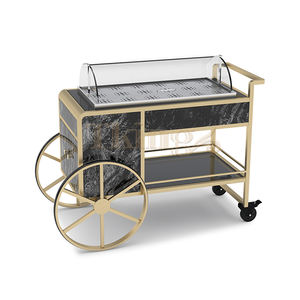 गर्म बिक्री उच्च गुणवत्ता यूरोपीय शैली होटल शराब पीने वाली कार्ट पेय ट्रॉली - Product Image 3