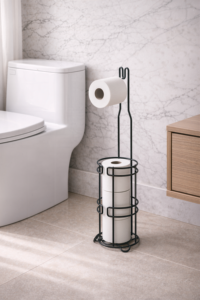 Moderno Soporte de Papel Higiénico de Pared, Estante de Almacenamiento de Hierro para Apartamentos y Hoteles - Product Image 3