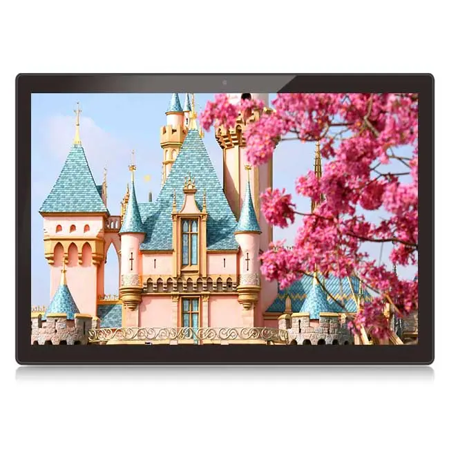 15.6 inch android advertising player 15.6 inch capacitivie touch interactive display android WIFI POE RJ45 advertising player