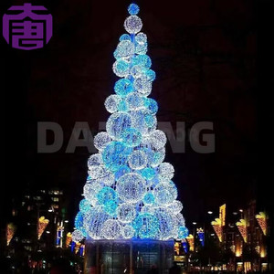 <b>Christmas</b> Lights Displays Commercial Giant Outdoor <b>Tree</b> with Modular Metal Frame for City Square - Product Image 3