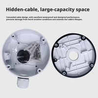 Boîtier en aluminium 1280S pour le rangement des câbles, base extérieure étanche pour équipement de caméra de surveillance CCTV