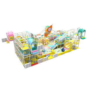 ศูนย์รวมความบันเทิงสำหรับครอบครัว Aoleao Amusement Soft Play Indoor Candy Color Central Nets Course ได้รับการรับรองมาตรฐาน TUV CE รองรับความจุสูง - Product Image 3